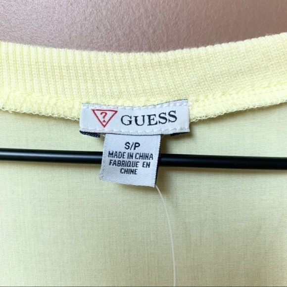 NWT Small Guess Yellow Tank Top - Picture 4 of 12